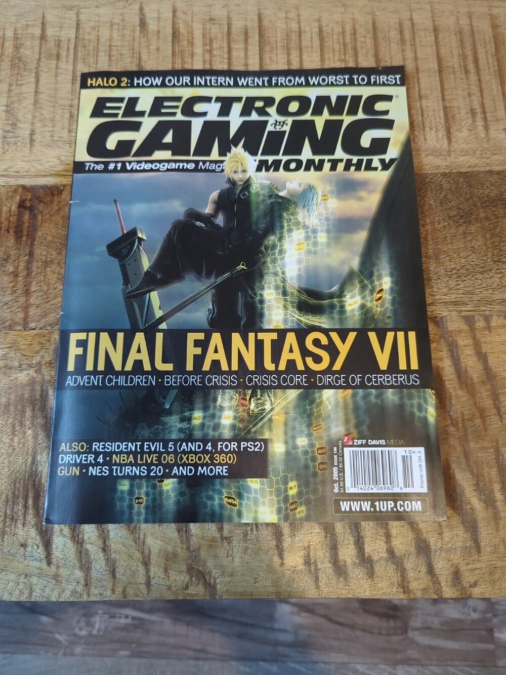 Vintage Electronic Gaming Magazine Number 196 October 2005 Final Fantasy